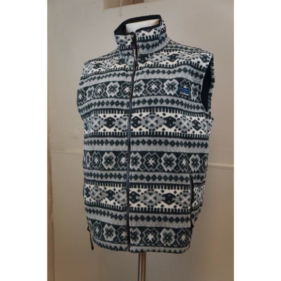 L.L. Bean Jackets & Blazers - L.L. Bean Polartec Women's Vintage Full Zip Fleece Sweater Vest Size Medium Gray